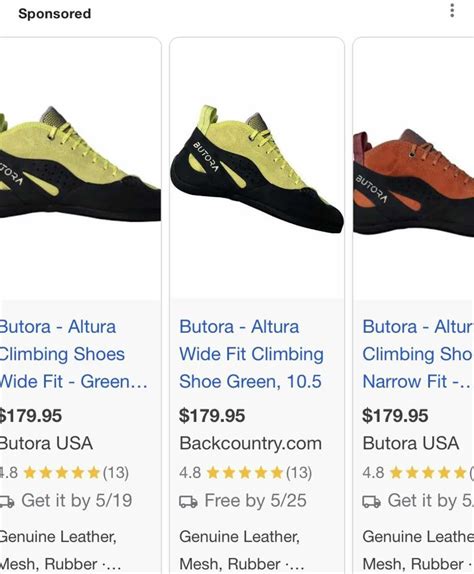 butora climbing shoes for sale.